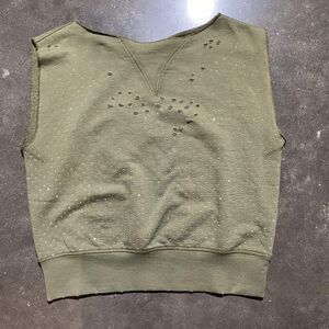 Faith-connexion Women's Green and Khaki T-shirt
